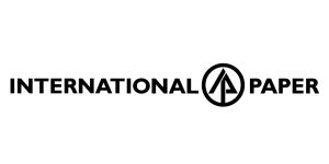 Logotipo Internacional Paper em Preto
